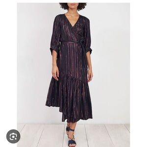 Apiece Apart Bougainville Wrap Dress Sz 2